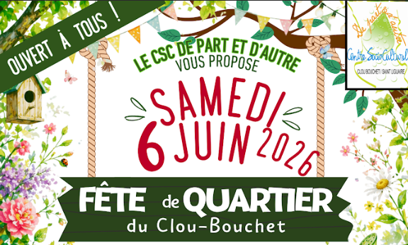 Fête de quartier Clou-Bouchet 2026
